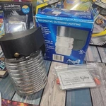 Westinghouse / Angelo 66885 Black Outdoor Wall Lantern Jelly Jar Light (un-used). Fixed Price $17.99.