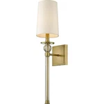 Z-lite 805-1S-RB Mia Light 5.5 Inch Rubbed Brass Wall Sconce. Fixed Price $202.00.