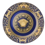 Versace Rosenthal Medusa Blue Wall Plate 30 Cm (11.81") - Official Dealer. Fixed Price $399.00.