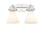Innovations Lighting 411-2W-12-17 Newton Cone Vanity White. Fixed Price $230.97.