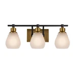 Artcraft Lighting AC11683 Nelson 22"W Vanity - Brass / Black. Fixed Price $285.95.