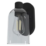 Hunter Lochmeade Smoked Glass 1-LIGHT Sconce In Natural Iron. Fixed Price $99.99.