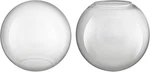 28005-60-2, 6" Clear Glass Globe, Neckless For Wall Sconces, Fitter: 2-3/4", P. Fixed Price $73.99.