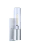 Satin Aluminum One Light Outdoor Wall Mount From The Sabre Collection. Fixed Price $97.80.