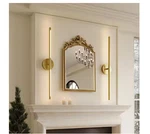Morauroral 24 In. Modern Gold Battery Operated Wall Sconce (set Of 2) Remote. Fixed Price $64.90.