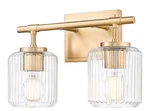 Modern Gold Two Light Vanity By Z Lite. Fixed Price $122.74.