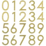 20 Pcs Inch Self-adhesive Waterproof Gold House Numbers 0-9 Set Mailbox. Fixed Price $24.93.