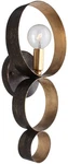 Crystorama 581-EB-GA Luna 1-LIGHT Wall Sconce In English Bronze + Antique Gold. Fixed Price $198.00.
