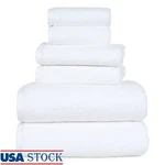 6 Piece Super Soft Cotton Bath Set Quick Dry Ultra Absorbent New. Fixed Price $66.39.