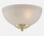Monument Wall Sconce #2493767, Polished Brass With Frosted Glass, 10 X 5-1/2. Fixed Price $70.00.