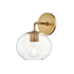 Mitzi H270101-AGB, Margot Light 8 Inch Wall Sconce Brass. Fixed Price $154.50.