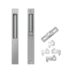 Brixwell Flush Mount Patio Door Handle Set With Cams Keeper Chrome Finish. Fixed Price $14.80.