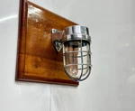 Nautical Aluminum Wall Sconce Light Fixture Polished Industrial Metal Lamp. Fixed Price $141.68.