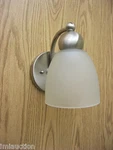 Sea Gull Lighting 41035-962 1-LIGHT Vanity Brushed-nickel Satin-etched Glass. Fixed Price $34.95.