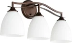 Quorum International 5027-3 Bronze Jardin 3-LIGHT 21-1/2"W Bathroom Vanity. Fixed Price $126.00.