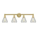 Innovations Lighting 616-4W-13-33 Conesus Vanity Satin Gold /. Fixed Price $438.24.