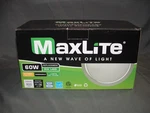 Maxlite #ML9E101CCN127-V2 Metal Finish Wall Sconce, 9W Led, 60W Dimmable. Fixed Price $14.99.