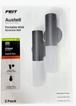 Feit Electric Austell Collection Wall Sconce 1 Pk. Of 2 Rechargeable Detachable. Fixed Price $29.99.