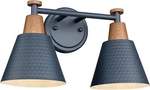 2-LIGHT Bathroom Fixtures Modern Vanity With Hammered Shade. Fixed Price $31.99.