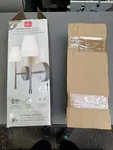 Globe Rechargeable Sconce Lights 2-PACK No Wiring, Dimmable, 15+ Hr Battery Cp. Fixed Price $24.00.