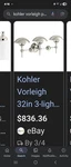 Kohler Vorleigh 32 Light Adjustable Dome Vanity Polished Nickel Modern. Fixed Price $212.58.