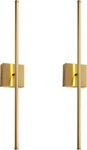 Kartoosh Modern Wall Sconces Set Of 2, Dimmable Hardwired Matte Gold 27.8 Inch. Fixed Price $79.95.