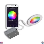 Bazz Smart Home 4-IN-1 Wi-fi Rgb Adjustable Slim Disk Led Recessed Light Kit. Fixed Price $76.83.
