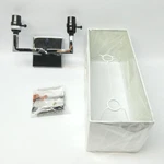 George Kovacs P472-077 2-LIGHT Wall Sconce Chrome Modern W/ Shade New Open Box. Fixed Price $139.99.