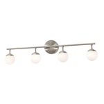 Afx Lighting Pearl 32" Led Vanity, Satin Nickel/white - PRLV3208L30D1SN. Fixed Price $156.00.
