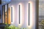 Aipsun Black Outdoor Wall Light 39.4" Modern Led Exterior Sconce Lot Of 2. Fixed Price $144.71.