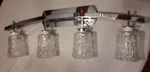 Justice Design Group 36 In. GLA-8594-16-CLRT-CRO Archway 4-LIGHT Bath Bar. Fixed Price $50.00.