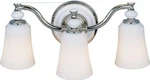 Murray Feiss VS8903-PN Kinsale 3-LIGHT Vanity Strip, Polished Nickel & Glass. Fixed Price $129.00.