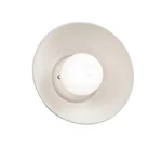 Justice Design Ambiance Coupe 1 Light Wall Sconce, Bisque CER-3030-BIS. Fixed Price $142.56.