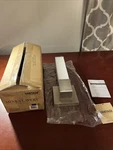 Minka Lavery 5072-84-L Led Wall Sconce W/ White Shade Brushed Nickel, Adjustab. Fixed Price $49.99.