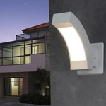 Lustrlach Porch Light Outdoor Wall Sconce White Led Exterior Fixture Ip.... Fixed Price $95.69.