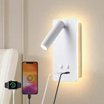 Moluola Wall Lamp Mounted Reading Lights, Adjustable Headboard Plug W.... Fixed Price $76.12.