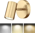 Gold Wall Sconce, Modern Fixture, Led Pack, 1-LIGHT Brass. Fixed Price $54.29.