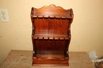 Vintage Ethan Allen Old Tavern Pine Hanging Wall Pocket Shelf Spoon Plate Rack. Fixed Price $75.00.
