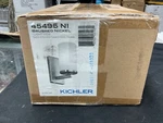 Kichler Crosby 45495NI Brushed Nickel 9" Tall Bathroom Sconce. Fixed Price $36.09.