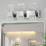 Modern Led Bathroom Vanity Light Fixtures Chrome Stainless Steel 3 Wall.... Fixed Price $199.73.