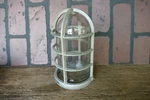 Vintage Nos Industrial Light Stonco V131 Aluminum Guard Glass Cover. Fixed Price $5.00.