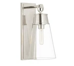 Z-lite Wentworth 16" 1-LIGHT Wall Sconce 120V Polished Nickel. Fixed Price $51.75.