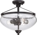 Nuvo 60-5544 Laurel 3 Light 15.5" Ceiling Semi Flush Mount Fixture Bronze. Fixed Price $119.67.