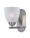 Maxim 11311FTSN Axis 1-LIGHT 5" Wide Satin Nickel Vanity. Fixed Price $35.00.