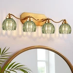 Vbitmn Gold Bathroom Fixtures 4 Vintage Vanity Lights Antique Brass. Fixed Price $175.08.