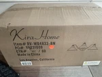 Kira Home Welton 25.5" 3-LIGHT Modern Farmhouse Bathroom Bn/pn/bdb. Fixed Price $150.00.