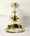 Wiska Antique Ship Brass Ceiling Pendant Light Restoration Ready. Fixed Price $276.00.
