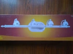 Nib Nice Nickel-finish 4-LITE Bathroom Vanity Light (shades Not Included). Fixed Price $39.95.