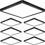 12" Led Flush Mount Ceiling Lights, Adjustable 3000K/4000K/6000K, Pack. Fixed Price $128.99.