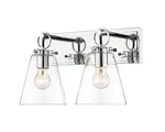 Bellevue ZBF46916 Sylvester 2 Light 16"W Vanity - Chrome. Fixed Price $178.50.